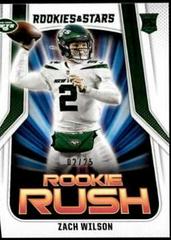Zach Wilson [Green] Football Cards 2021 Panini Rookies and Stars Rush Prices