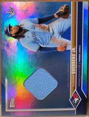 Vladimir Guerrero Jr. [Relic Blue Rainbow] #3 Baseball Cards 2022 Topps X Bobby Witt Jr. Crown Prices