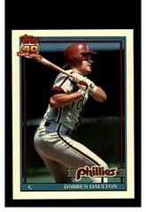 Darren Daulton #89 Baseball Cards 1991 Topps Tiffany Prices