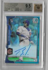 Jorge Soler [Blue Refractor] #JSO Baseball Cards 2015 Bowman Chrome Autograph Rookies Prices