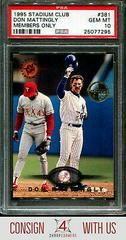 Don Mattingly [Members Only] Baseball Cards 1995 Stadium Club Prices