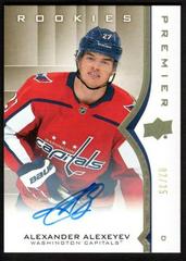 Alexander Alexeyev [Gold Spectrum Autograph] #99 Hockey Cards 2020 Upper Deck Premier Prices