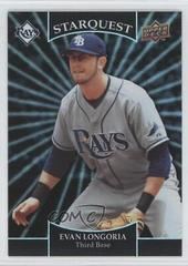 Evan Longoria [Turquoise Common] Baseball Cards 2009 Upper Deck Starquest Prices