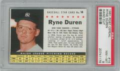 Ryne Duren [Hand Cut] Baseball Cards 1961 Post Cereal Prices