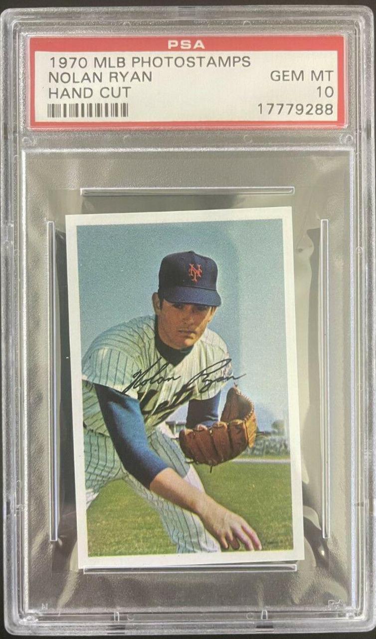 Nolan Ryan [Hand Cut] Prices 1970 MLB Photostamps Baseball Cards