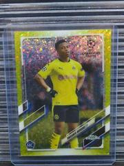 Youssoufa Moukoko [Yellow Mini Diamond] #55 Soccer Cards 2020 Topps Chrome UEFA Champions League Prices