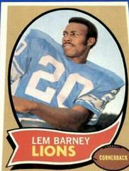Lem Barney #75 Football Cards 1970 Topps Prices