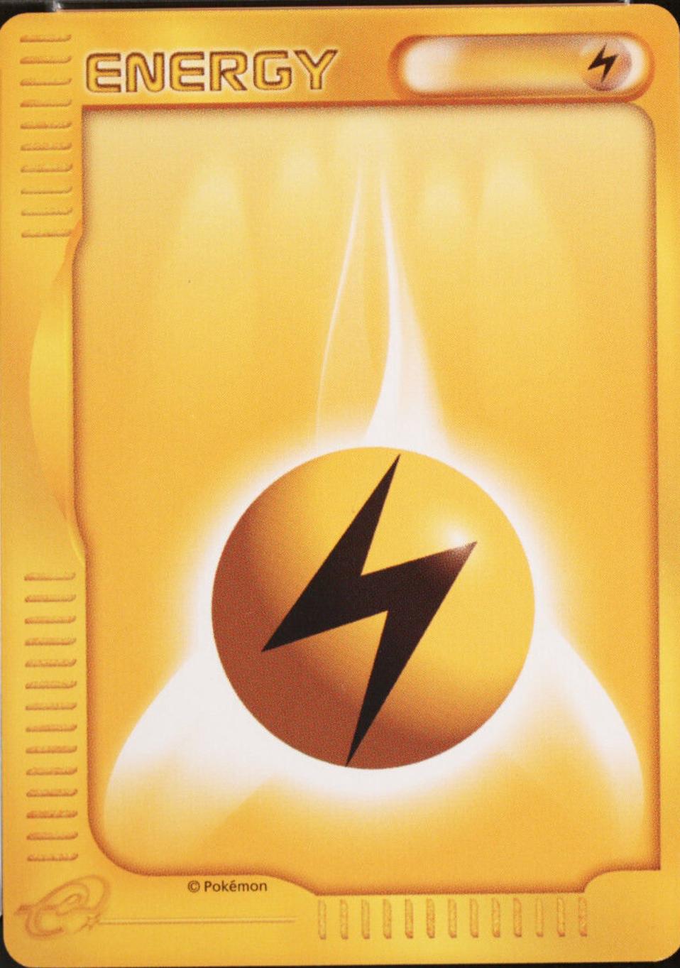 Lightning Energy Pokemon Japanese 2002 McDonald's