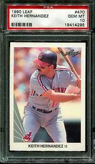 Keith Hernandez #470 Baseball Cards 1990 Leaf Prices