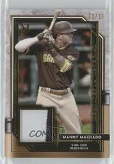 Manny Machado [Meaningful Material Relic] #MMR-MMA1 Baseball Cards 2021 Topps Museum Collection Prices