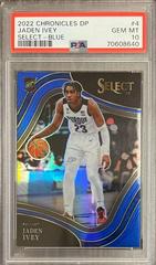 Jaden Ivey [Blue] #4 Basketball Cards 2022 Panini Chronicles Draft Picks Select Prices