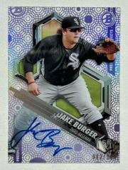 Jake Burger [Autograph Purple Diffractor] Baseball Cards 2018 Bowman High Tek Prices