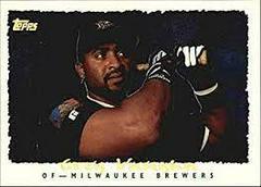 Greg Vaughn #248 Baseball Cards 1995 Topps Cyberstats Prices