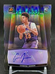 Cameron Johnson [Electric Etch Purple] #RA-CJN Basketball Cards 2019 Panini Obsidian Rookie Autographs Prices