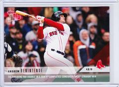 Andrew Benintendi #56 Baseball Cards 2018 Topps Now Prices