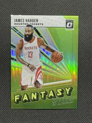 James Harden [Lime Green] Basketball Cards 2018 Panini Donruss Optic Fantasy Stars Prices