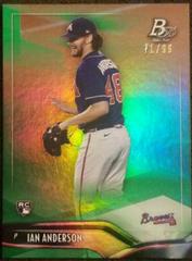 Ian Anderson [Green] #3 Baseball Cards 2021 Bowman Platinum Prices