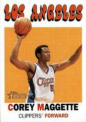 Corey Maggette Basketball Cards 2000 Topps Heritage Prices