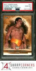 Andre The Giant [Bronze] #61 Wrestling Cards 2017 Topps WWE Undisputed Prices