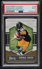Emmanuel Sanders [Significant Signatures Gold] Football Cards 2010 Panini Classics Prices