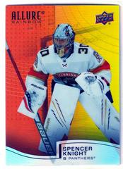 Spencer Knight [Orange Yellow] Hockey Cards 2021 Upper Deck Allure Rainbow Prices
