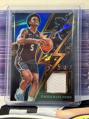 Paolo Banchero [Blue] #S-PB Basketball Cards 2022 Panini Select Sparks Patch Prices