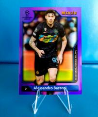 Alessandro Bastoni [Purple] #64 Soccer Cards 2021 Topps Merlin Chrome UEFA Prices