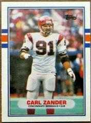 Carl Zander #117T Football Cards 1989 Topps Traded Prices