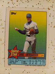 Orel Hershisher #60 Baseball Cards 1989 Topps Stickercards Blank Back Prices