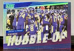 Minnesota Vikings [Artist's Proof] #HU-MIN Football Cards 2022 Panini Score Huddle Up Prices