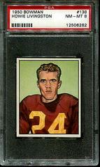 Howie Livingston Football Cards 1950 Bowman Prices