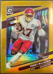 Terry McLaurin [Gold] #1 Football Cards 2021 Panini Donruss Optic Prices