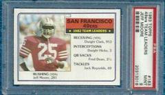 Jeff Moore [49ers Team Leaders] #163 Football Cards 1983 Topps Prices