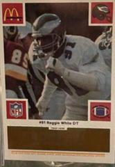 Reggie White [Orange] #91 Football Cards 1986 McDonald's Eagles Prices