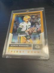 Aaron Rodgers [First Down] #298 Football Cards 2017 Panini Score Prices