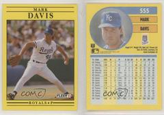 Mark Davis #555 Baseball Cards 1991 Fleer Prices