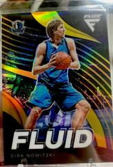 Dirk Nowitzki [Gold] #17 Basketball Cards 2022 Panini Flux Fluid Prices