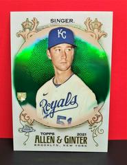 Brady Singer [Green Refractor] #117 Baseball Cards 2021 Topps Allen & Ginter Chrome Prices