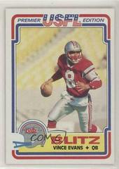 Vince Evans Football Cards 1984 Topps USFL Prices