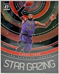 LeBron James [Red] Basketball Cards 2019 Panini Donruss Optic Star Gazing Prices