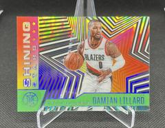 Damian Lillard [Green] #3 Basketball Cards 2020 Panini Illusions Shining Stars Prices