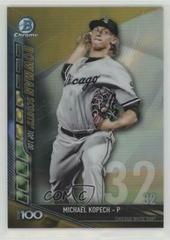 Michael Kopech [Gold Refractor] Baseball Cards 2017 Bowman Scouts' Top 100 Prices