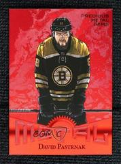 David Pastrnak [Precious Metal Gems Red] #RT-8 Hockey Cards 2022 Skybox Metal Universe 2013 Retro Prices