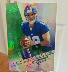 Eli Manning [Green] Football Cards 2004 Upper Deck Reflections Prices