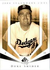 Duke Snider Baseball Cards 2004 SP Legendary Cuts Prices