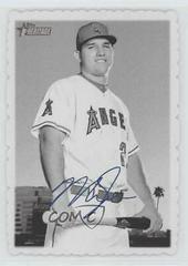 Mike Trout #1 Baseball Cards 2018 Topps Heritage 1969 Deckle Edge Prices