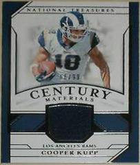 Cooper Kupp Football Cards 2018 National Treasures Century Materials Prices