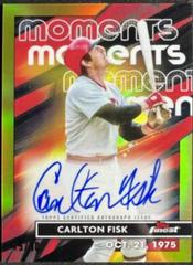 Carlton Fisk [Gold] #FMA-CF Baseball Cards 2023 Topps Finest Moments Autographs Prices