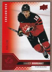 Xavier Bourgault [Exclusives] Hockey Cards 2022 Upper Deck Team Canada Juniors Prices