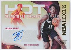 Joshua Primo #HSR-JPR Basketball Cards 2021 Panini Hoops Hot Signatures Rookies Prices